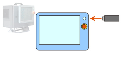 URCapsダウンロードのイラスト