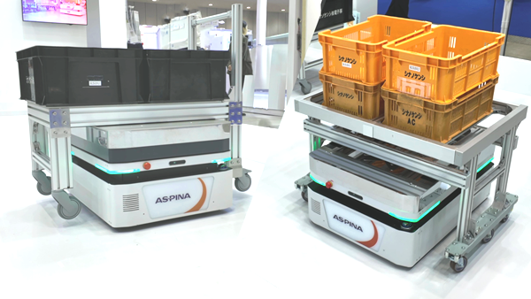 搬送方法から選べるAspinaAMR300専用モジュールのご紹介