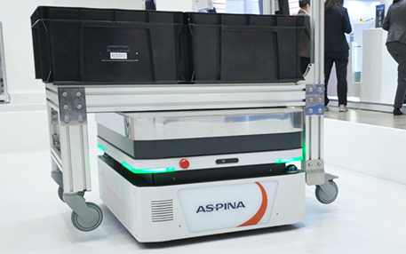 『AspinaAMR300』専用オプションの『リフトモジュール』