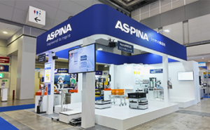 「2025国際ロボット展」でのASPINAブース