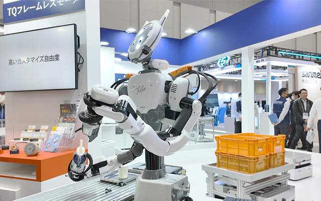 カワダロボティクス実機展示の様子