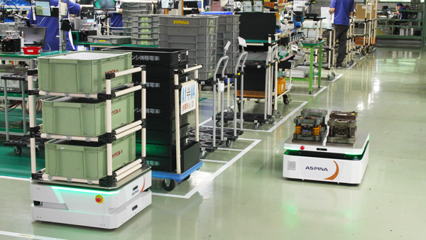 AspinaAMR Fleetで交通整理