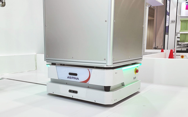 『AspinaAMR85L』実機展示の様子
