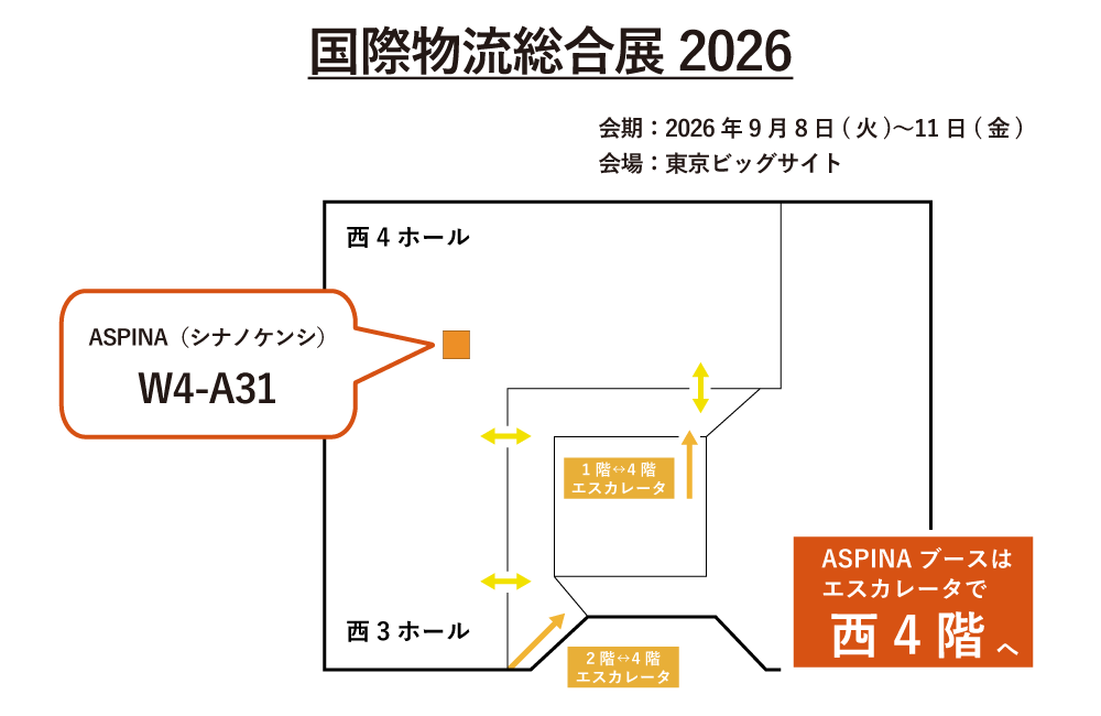 「国際物流総合展2026」会場図